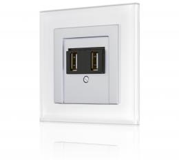 Rund ums Haus USB-Ladestation als Lichtschalter getarnt - Auch Ersatz für Unterputzsteckdose, Bild 1 Rund ums Haus USB-Ladestation als Lichtschalter getarnt - Auch Ersatz für Unterputzsteckdose - News, Bild 1