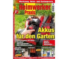 Marke: In der neuen „Heimwerker Praxis“: Akkus für den Garten - Bautrockner - Sicht- und Sonnenschutz, Bild 1 Service In der neuen „Heimwerker Praxis“: Akkus für den Garten - Bautrockner - Sicht- und Sonnenschutz - News, Bild 1