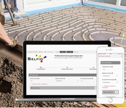 Service Selfio Fußbodenheizung-Konfigurator: Schritt für Schritt zur kompletten Materialliste - News, Bild 1