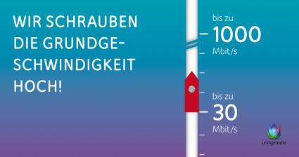 Smart Home Surfen mit mindestens 30 Mbit/s: Unitymedia gibt beim Internet Gas, Bild 1 Smart Home Surfen mit mindestens 30 Mbit/s: Unitymedia gibt beim Internet Gas - News, Bild 1