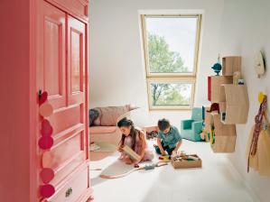 Velux Kindersichere Velux-Dachfenster bieten auch den Kleinsten freien Ausblick, Bild 1 Rund ums Haus Kindersichere Velux-Dachfenster bieten auch den Kleinsten freien Ausblick - News, Bild 1