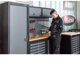 Werkstatteinrichtung Stabile Schrankwandsysteme für die aufgeräumte Werkstatt, Bild 1 Werkstatteinrichtung Stabile Schrankwandsysteme für die aufgeräumte Werkstatt - News, Bild 1