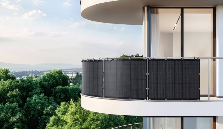 Marke: Elastische Solarmodule für Balkone - Biegefähigkeit bis zu 213 Grad, Bild 1 Arbeitsschutz Elastische Solarmodule für Balkone - Biegefähigkeit bis zu 213 Grad - News, Bild 1