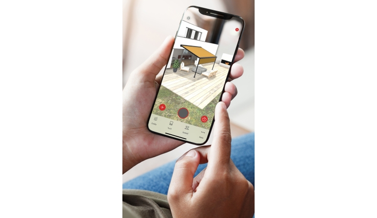 Marke: Markisen-App mit AR-Technologie macht das Wunschmodell vorab erlebbar, Bild 1 Arbeitsschutz Markisen-App mit AR-Technologie macht das Wunschmodell vorab erlebbar - News, Bild 1