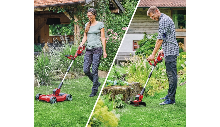 Gartengeräte Zwei neue Rasentrimmer von Einhell - Trimmer-Cart separat erhältlich - News, Bild 1