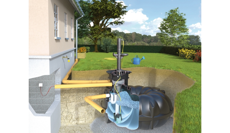 Garten Trockenperiode im Garten: Ein Regenwasser-Flachtank schafft Abhilfe, Bild 1 Garten Trockenperiode im Garten: Ein Regenwasser-Flachtank schafft Abhilfe - News, Bild 1