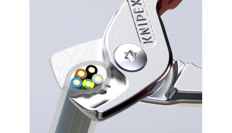 Knipex Abgestuftes Schneiden mit der StepCut Kabelschere von KNIPEX, Bild 1 Handwerkzeuge Abgestuftes Schneiden mit der StepCut Kabelschere von KNIPEX - News, Bild 1