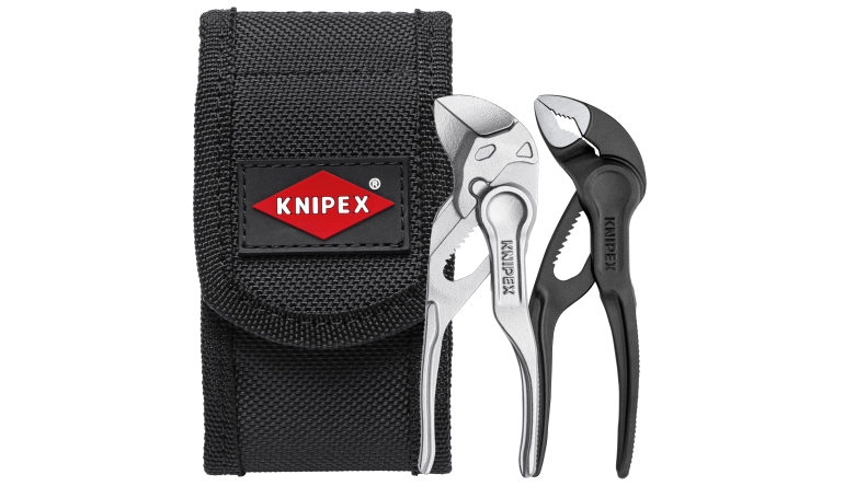 Marke: Knipex Mini-Zangenset von Knipex: Wasserpumpenzange und Zangenschlüssel, Bild 1 Handwerkzeuge Mini-Zangenset von Knipex: Wasserpumpenzange und Zangenschlüssel - News, Bild 1