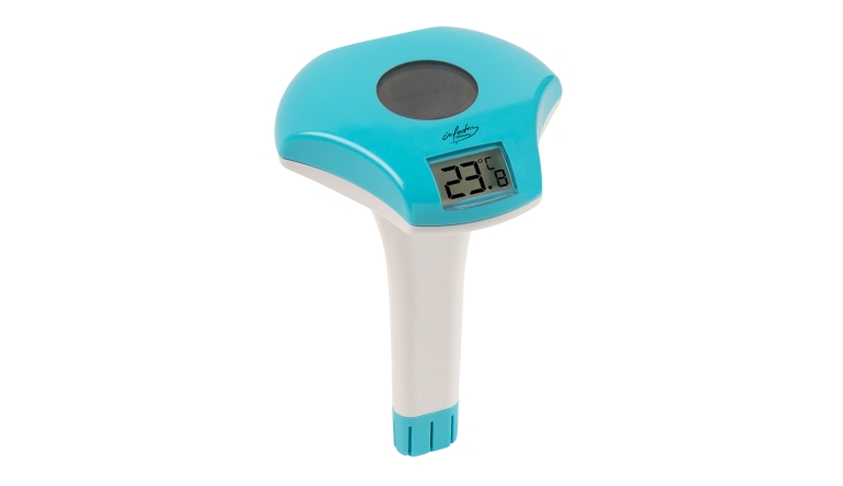 Marke: Pearl Für Pool und Gartenteich: Thermometer arbeitet dank Solarzellen autark, Bild 1 Arbeitsschutz Für Pool und Gartenteich: Thermometer arbeitet dank Solarzellen autark - News, Bild 1