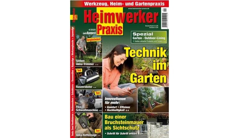 Marke: In der neuen „Heimwerker Praxis“: Technik im Garten - Akku-Trimmer - Rasenroboter, Bild 1 Produktvorstellung In der neuen „Heimwerker Praxis“: Technik im Garten - Akku-Trimmer - Rasenroboter - News, Bild 1