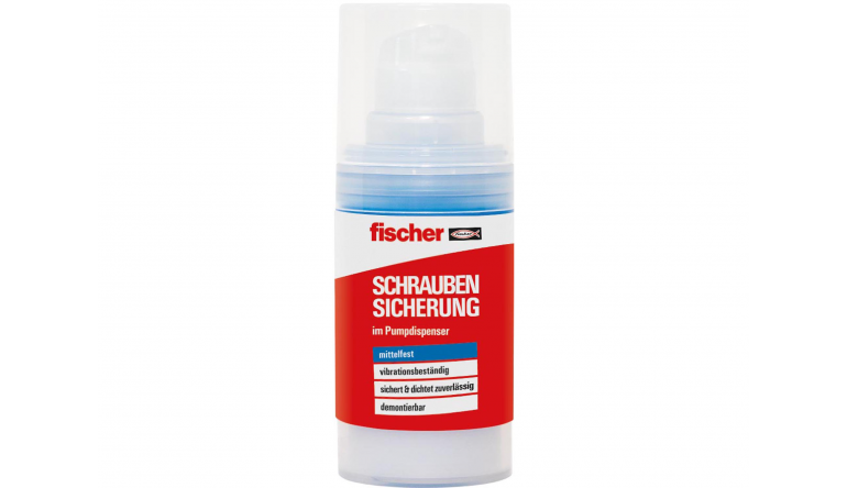 Produktvorstellung Keine Schraube mehr locker: Neue Schraubensicherung von Fischer, Bild 1 Produktvorstellung Keine Schraube mehr locker: Neue Schraubensicherung von Fischer - News, Bild 1