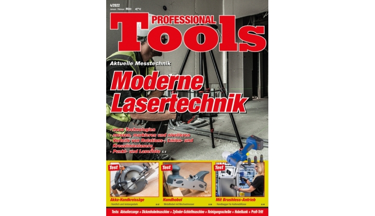 Produktvorstellung „Professional Tools“: Moderne Lasertechnik - Handhobel - Akku-Handkreissäge - News, Bild 1