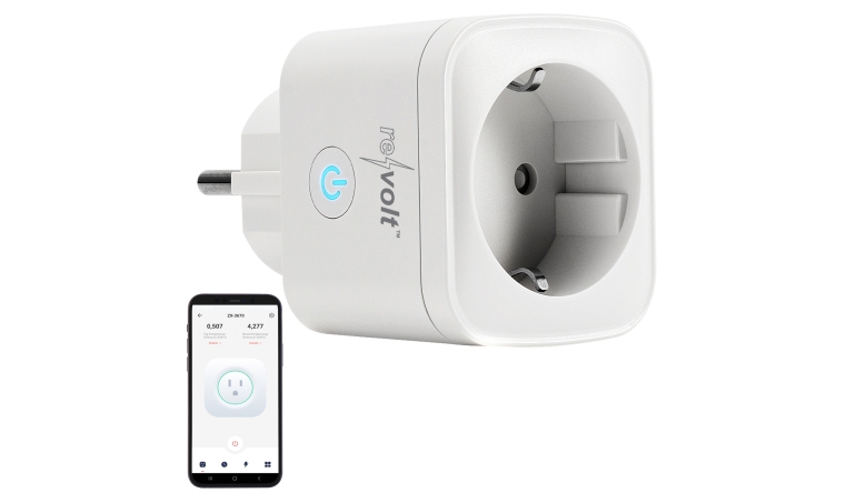 Marke: Revolt Smarter Energiemess-Stecker zur Überwachung des Stromverbrauchs, Bild 1 Smart Home Smarter Energiemess-Stecker zur Überwachung des Stromverbrauchs - News, Bild 1
