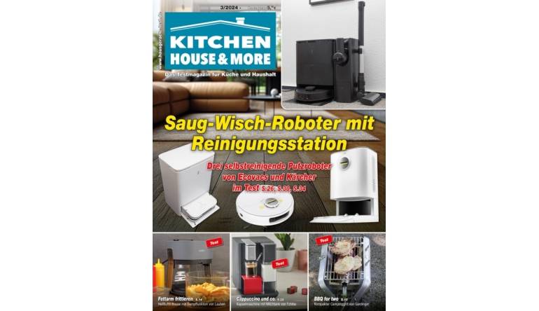 Marke: Im Test: Drei Saug-Wisch-Roboter mit Reinigungsstation - Kompakter Campinggrill, Bild 1 Rund ums Haus Im Test: Drei Saug-Wisch-Roboter mit Reinigungsstation - Kompakter Campinggrill - News, Bild 1