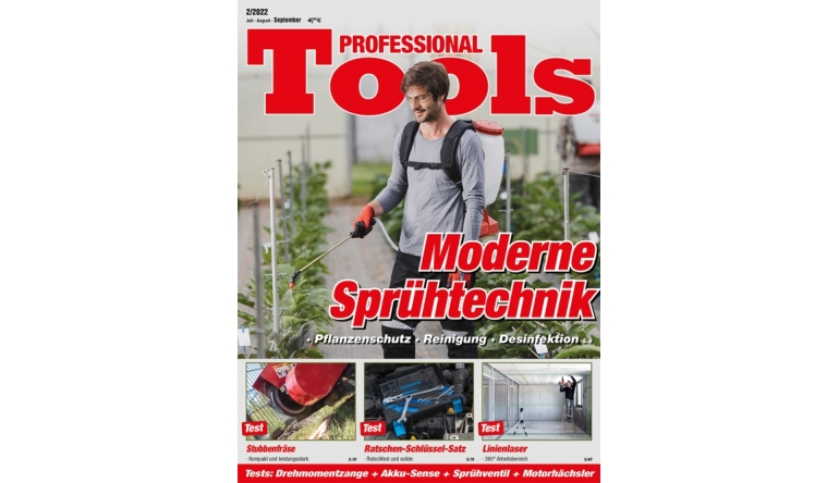 Rund ums Haus In der neuen „Professional Tools“: Moderne Sprühtechnik - Linienlaser - Stubbenfräse - News, Bild 1