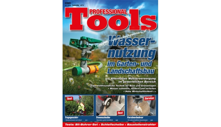 Rund ums Haus Regen- und Brauchwasser für Büro, Werkstatt und Grünanlagen: Alle Tipps in der neuen „Professional Tools“ - News, Bild 1