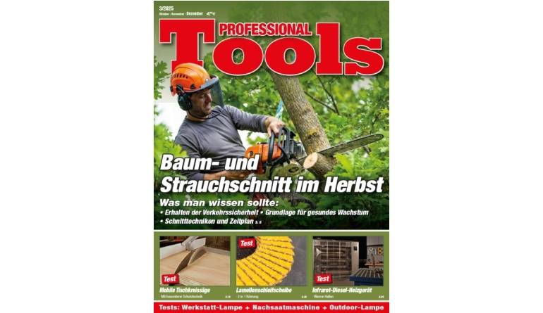 Marke: In der neuen „Professional Tools“: Baum- und Strauchschnitt im Herbst - Mobile Kreissäge im Test, Bild 1 Service In der neuen „Professional Tools“: Baum- und Strauchschnitt im Herbst - Mobile Kreissäge im Test - News, Bild 1