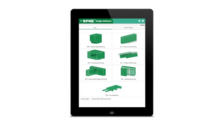 SPAX Spax mit neuer Holzbau-Berechnungssoftware sowie Designsoftware für Betonschrauben, Bild 1 Zubehör Spax mit neuer Holzbau-Berechnungssoftware sowie Designsoftware für Betonschrauben - News, Bild 1