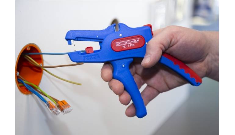 Marke: Weicon Breites Anwendungsspektrum: Weicon Tools Abisolierzange No. 5 Pro, Bild 1 Produktvorstellung Breites Anwendungsspektrum: Weicon Tools Abisolierzange No. 5 Pro - News, Bild 1