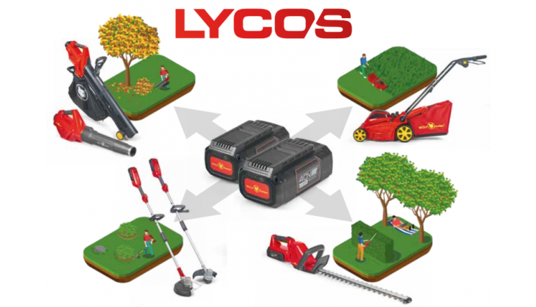 Wolf Garten Für jede Herausforderung stellt WOLF-Garden das LYCOS 40V Akku-System vor, Bild 1 Gartengeräte Für jede Herausforderung stellt WOLF-Garden das LYCOS 40V Akku-System vor - News, Bild 1
