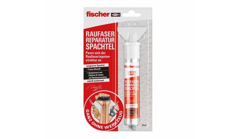 Zubehör Bei Rissen und Löchern: Raufaser-Reparaturspachtel von Fischer - News, Bild 1