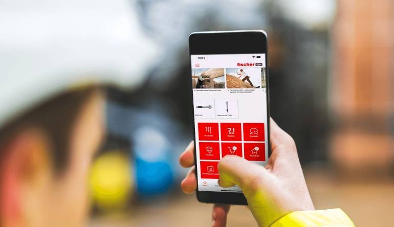 Zubehör Fischer PRO App jetzt auch mit Berechnung von erforderlichen Mörtelmengen - News, Bild 1