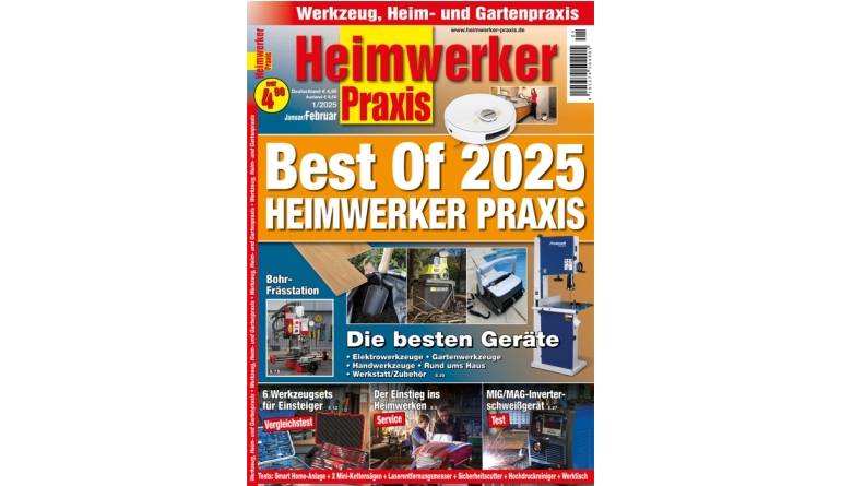 Marke: In der neuen „Heimwerker Praxis“: Die besten Geräte - Der Einstieg ins Heimwerken - Werkzeug-Test, Bild 1 Zubehör In der neuen „Heimwerker Praxis“: Die besten Geräte - Der Einstieg ins Heimwerken - Werkzeug-Test - News, Bild 1