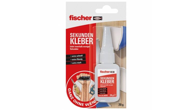 Zubehör Neuer „Ganz ohne Werkzeug“-Sekundenkleber von Fischer - Flasche mit Dosierspitze, Bild 1 Zubehör Neuer „Ganz ohne Werkzeug“-Sekundenkleber von Fischer - Flasche mit Dosierspitze - News, Bild 1