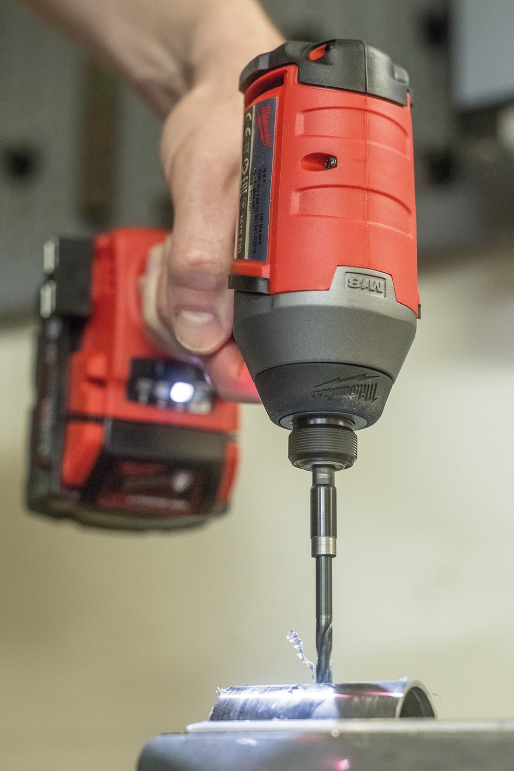 Systemtest: Milwaukee 18-V-Schlagschrauber M18 FID, Milwaukee 18-V-Akku-Bohrschrauber, Bild 11 Akku-Schlagschrauber Milwaukee 18-V-Schlagschrauber M18 FID, Milwaukee 18-V-Akku-Bohrschrauber im Test , Bild 11