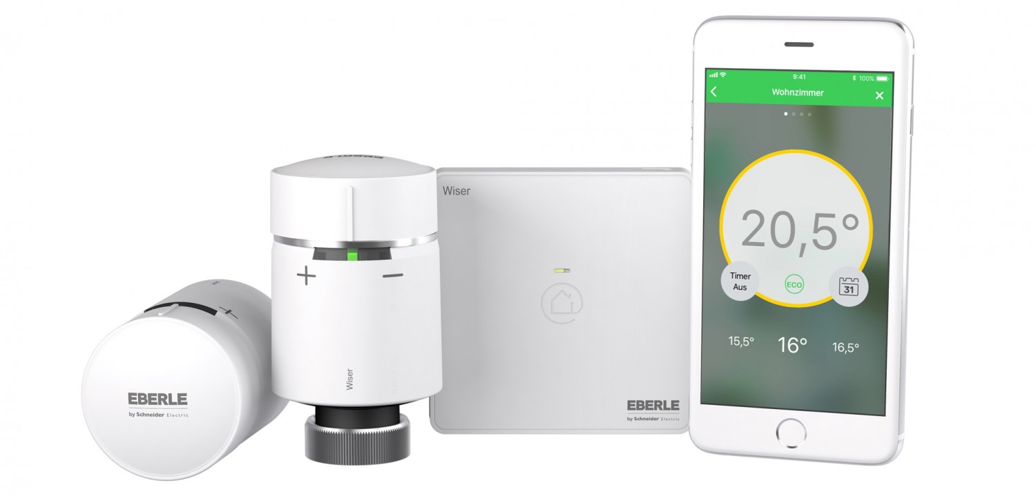 Serientest: Eberle Wiser Starterkit, Gigaset thermostat 3er pack, Bild 4 Heizkörperthermostat Eberle Wiser Starterkit, Gigaset thermostat 3er pack im Test , Bild 4