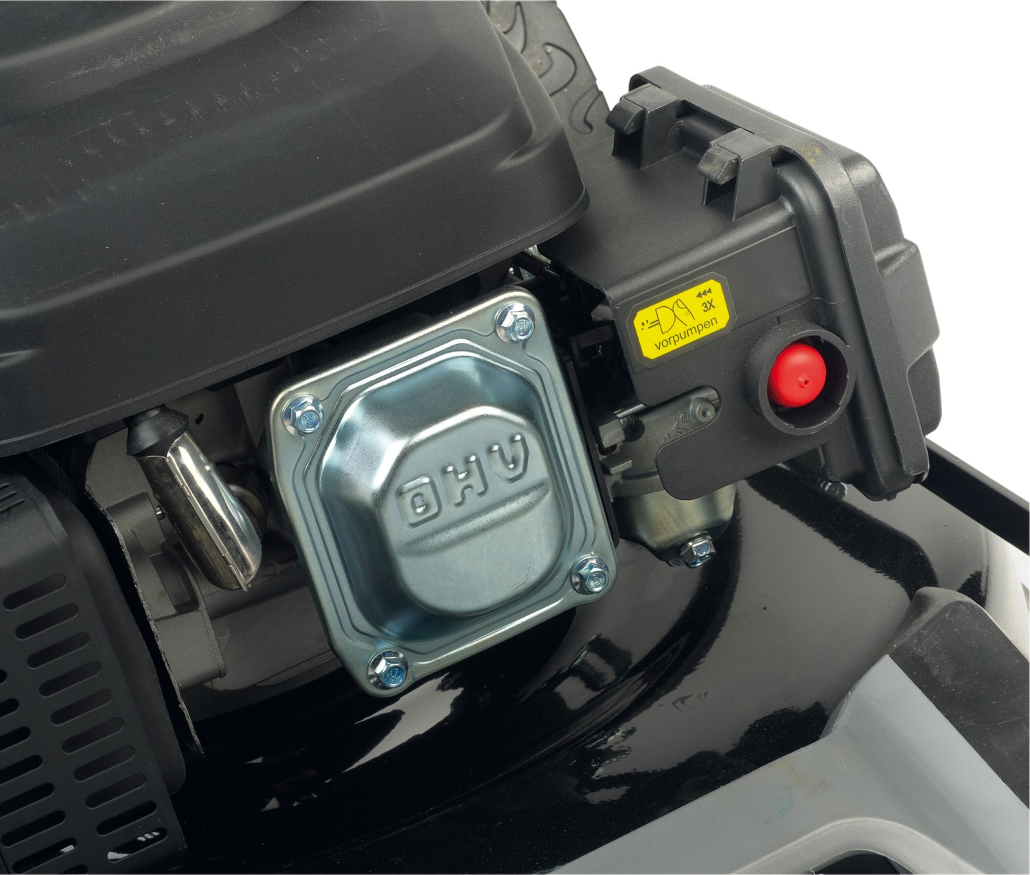 Brast Benzinrasenmäher mit 53 cm Schnittbreite und Radantrieb: Brast BRB-RM-21224 Power, Bild 2 Handrasenmäher-Benzin Brast BRB-RM-21224 Power im Test, Bild 2