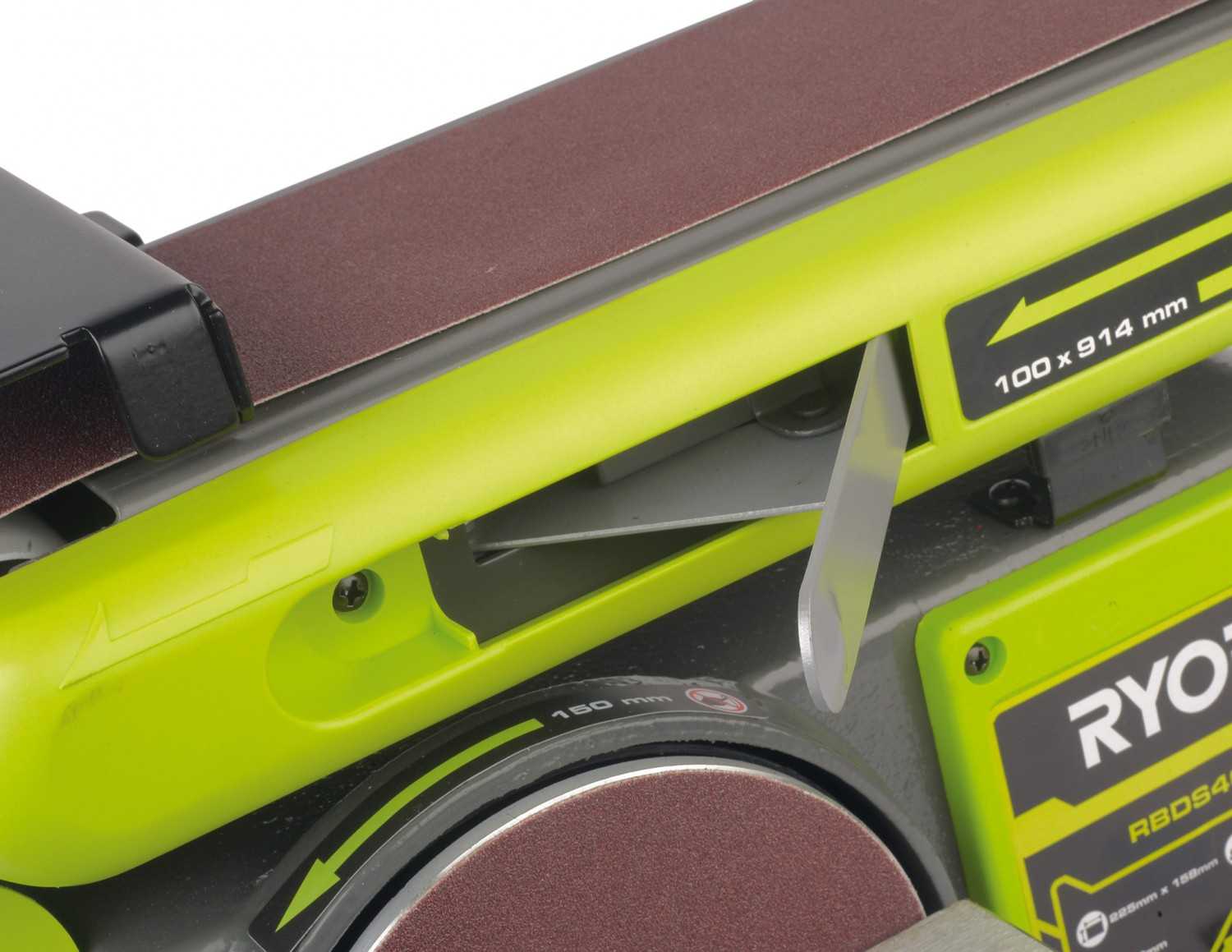 Ryobi RBDS4601G, Bild 2 Bandschleifer Netzbetrieb Ryobi RBDS4601G im Test, Bild 2