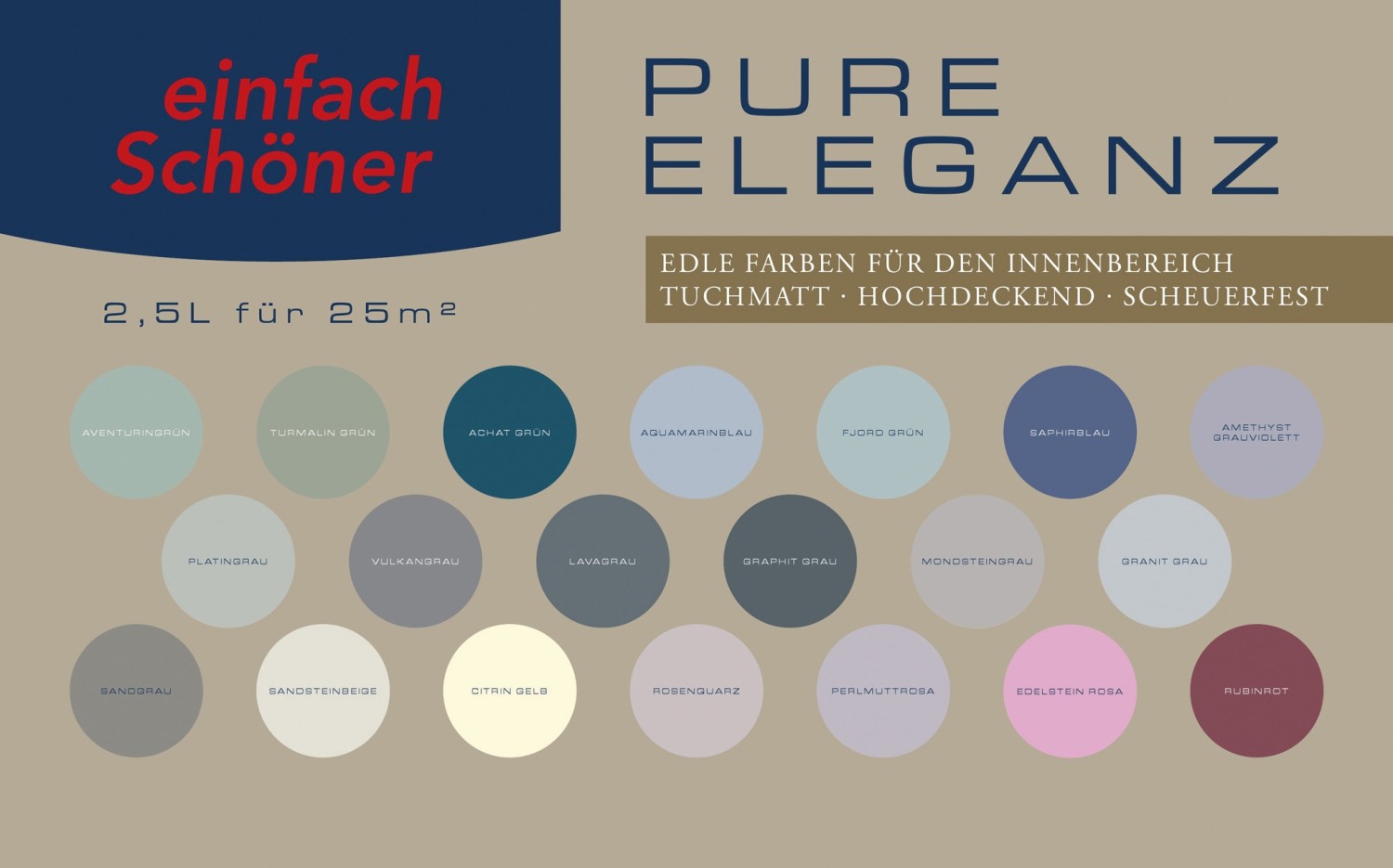 „Pure Eleganz“ – neue Color-Wandfarbe von Wilckens: Wilckens Pure Eleganz, Bild 2 Innenfarben-Wand Wilckens Pure Eleganz im Test, Bild 2