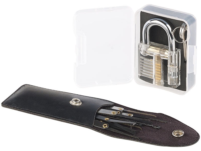 Sonstige Handwerkzeuge AGT Pick Set 30tlg. (NX5823), Lockpicking-Werkzeug, AGT Pick Set 17tlg. (NX5824), Lockpicking-Werkzeug im Test , Bild 4