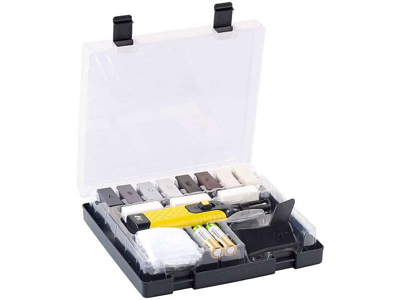 Pannenset für Kunststoffe: AGT Reparaturset Set NX 5263, Bild 1 Zubehör Handwerkzeuge AGT Reparaturset Set NX 5263 im Test, Bild 1