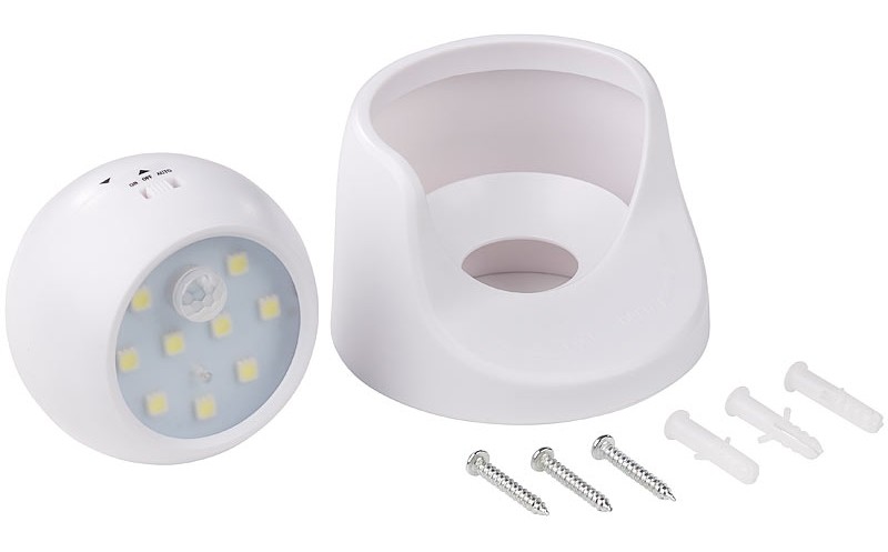 Das Überall-Licht: Luminea Kabelloser LED-Strahler (NX9384), Bild 2 Beleuchtung Luminea Kabelloser LED-Strahler (NX9384) im Test, Bild 2