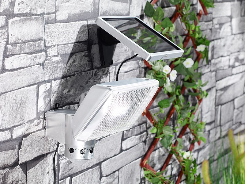 Kostenlos ins Rampenlicht: Luminea Solar-LED-Strahler 10W, Bild 8 Beleuchtung Luminea Solar-LED-Strahler 10W im Test, Bild 8