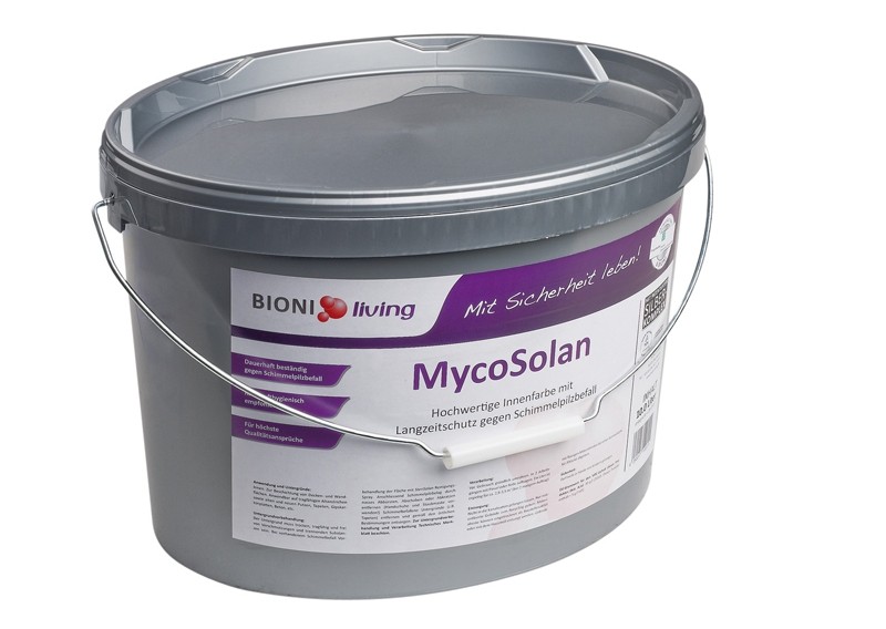 Innenfarben-Wand Bioni MycoSolan Innenfarbe im Test, Bild 1