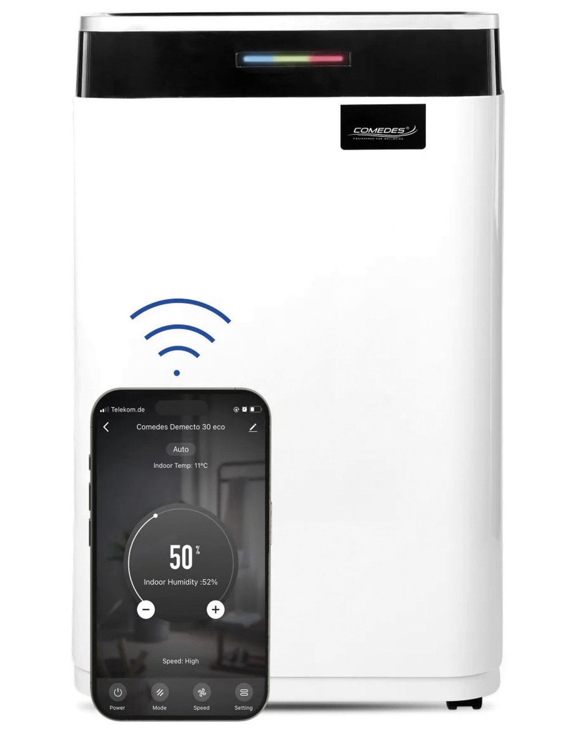 Moderne Lösung gegen feuchte Räume: Comedes Demecto 30 eco WiFi, Bild 2 Entfeuchter Comedes Demecto 30 eco WiFi im Test, Bild 2