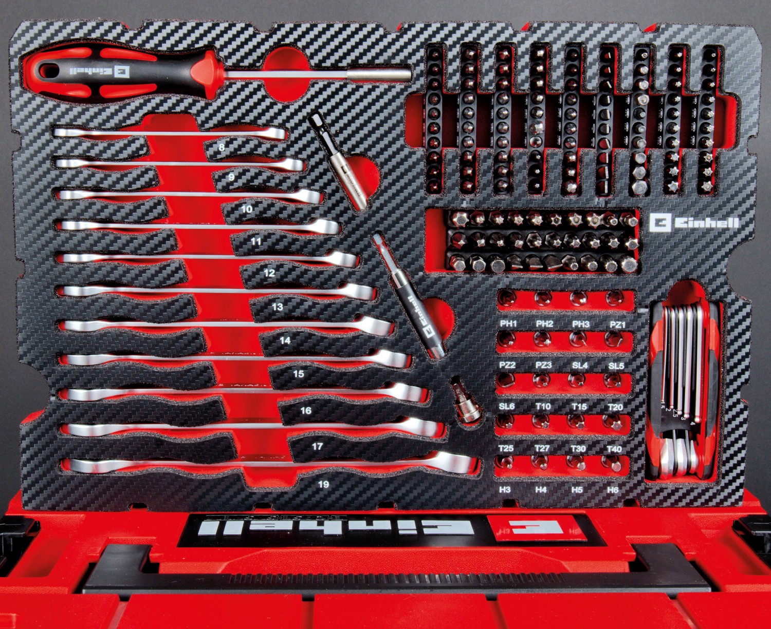 Serientest: Einhell E-Case Werkzeugkoffer Mechanik, Einhell E-Case Inlay 9-tlg. Zangen, Bild 4 Handwerkzeug-Sets Einhell E-Case Werkzeugkoffer Mechanik, Einhell E-Case Inlay 9-tlg. Zangen im Test , Bild 4