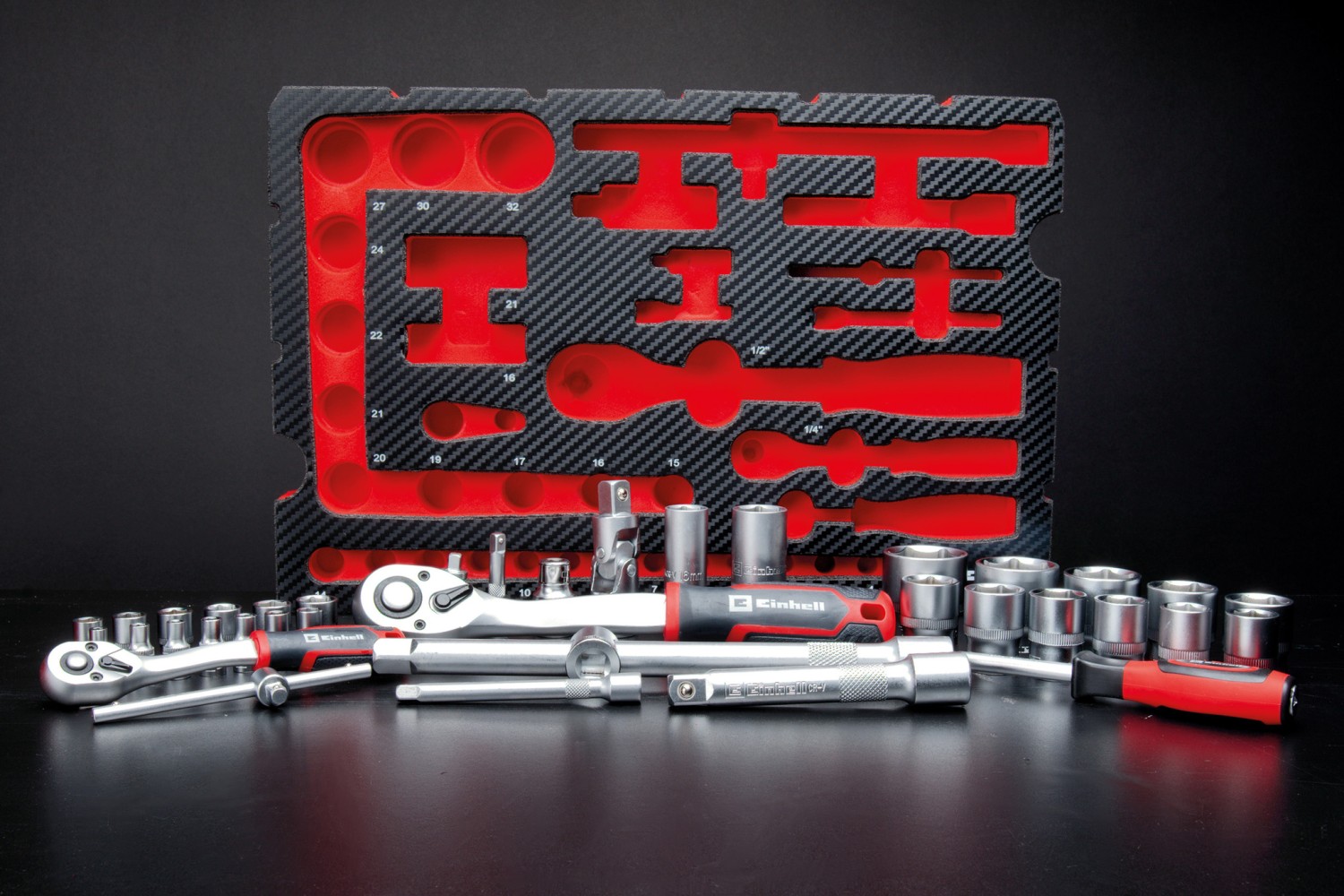 Serientest: Einhell E-Case Werkzeugkoffer Mechanik, Einhell E-Case Inlay 9-tlg. Zangen, Bild 6 Handwerkzeug-Sets Einhell E-Case Werkzeugkoffer Mechanik, Einhell E-Case Inlay 9-tlg. Zangen im Test , Bild 6