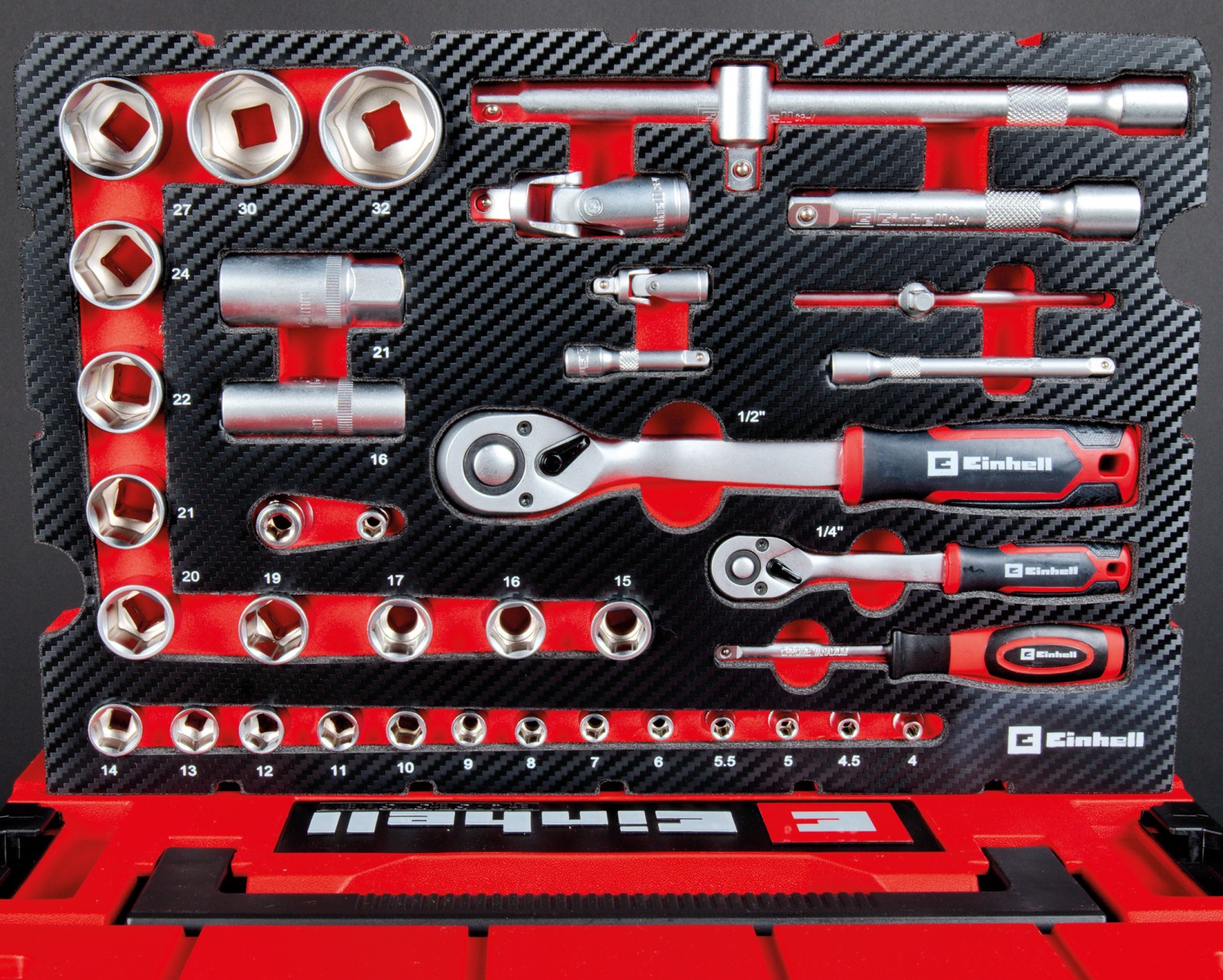Serientest: Einhell E-Case Werkzeugkoffer Mechanik, Einhell E-Case Inlay 9-tlg. Zangen, Bild 7 Handwerkzeug-Sets Einhell E-Case Werkzeugkoffer Mechanik, Einhell E-Case Inlay 9-tlg. Zangen im Test , Bild 7