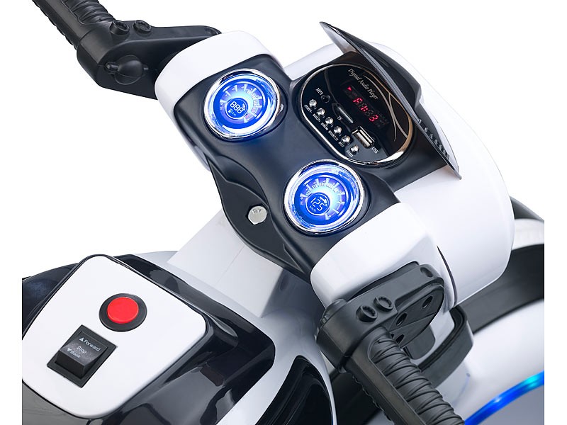 Großer Spaß für kleine Biker?: Playtastic Futuristisches Elektro-Kindermotorrad (EKM-200), Bild 3 Elektronisches Spielzeug Playtastic Futuristisches Elektro-Kindermotorrad (EKM-200) im Test, Bild 3