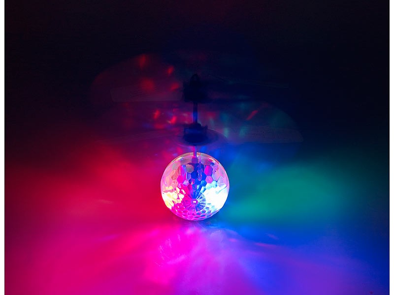 Flugdisco: Simulus Selbstfliegender Hubschrauberball NX-9343, Bild 3 Elektronisches Spielzeug Simulus Selbstfliegender Hubschrauberball NX-9343 im Test, Bild 3