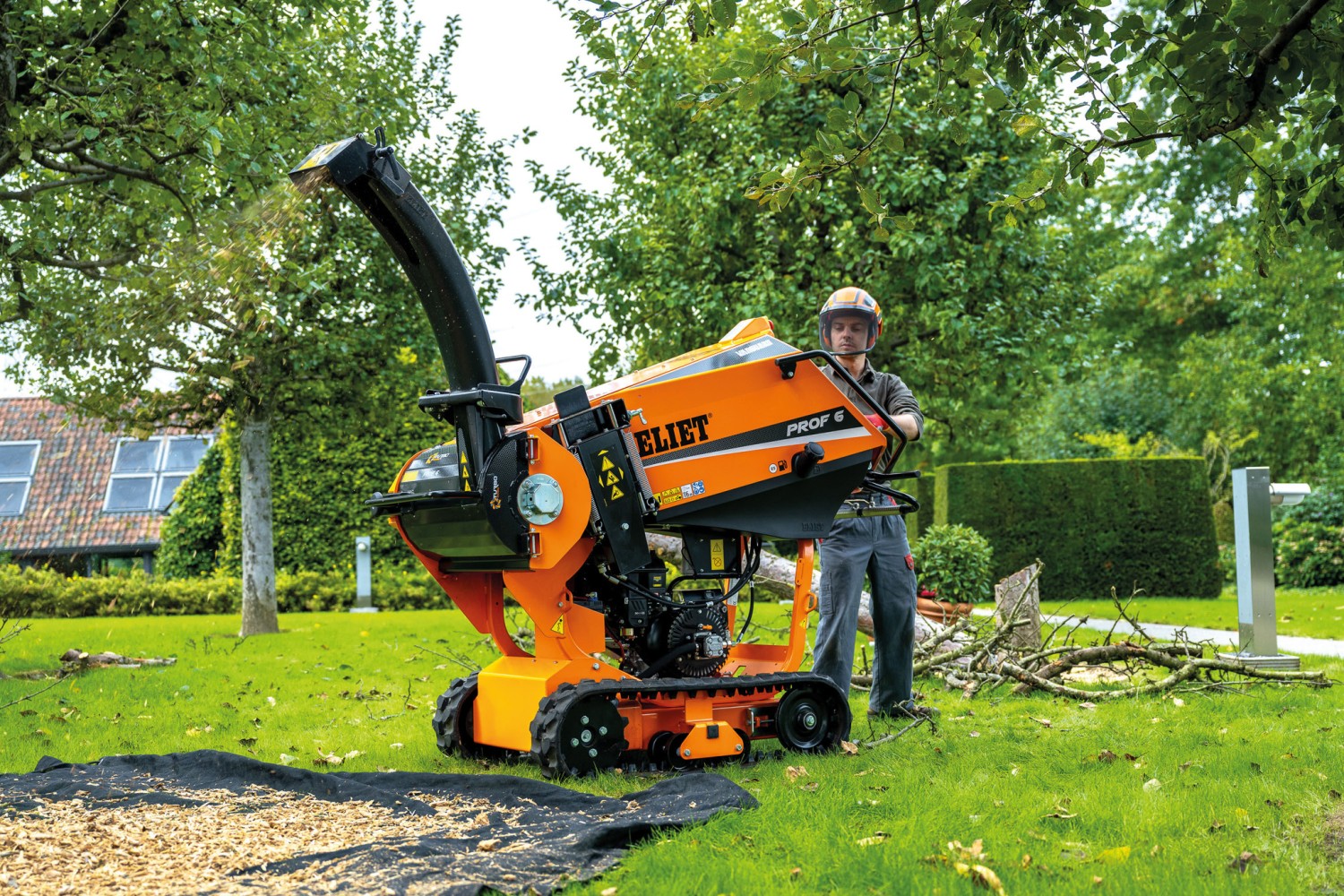 Garten-Häcksler Eliet Prof 6 Cross Country im Test, Bild 2