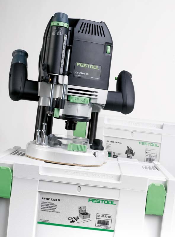 Elektro-Fräsen Festool Handoberfräse OF 2200 EB im Set im Test, Bild 1