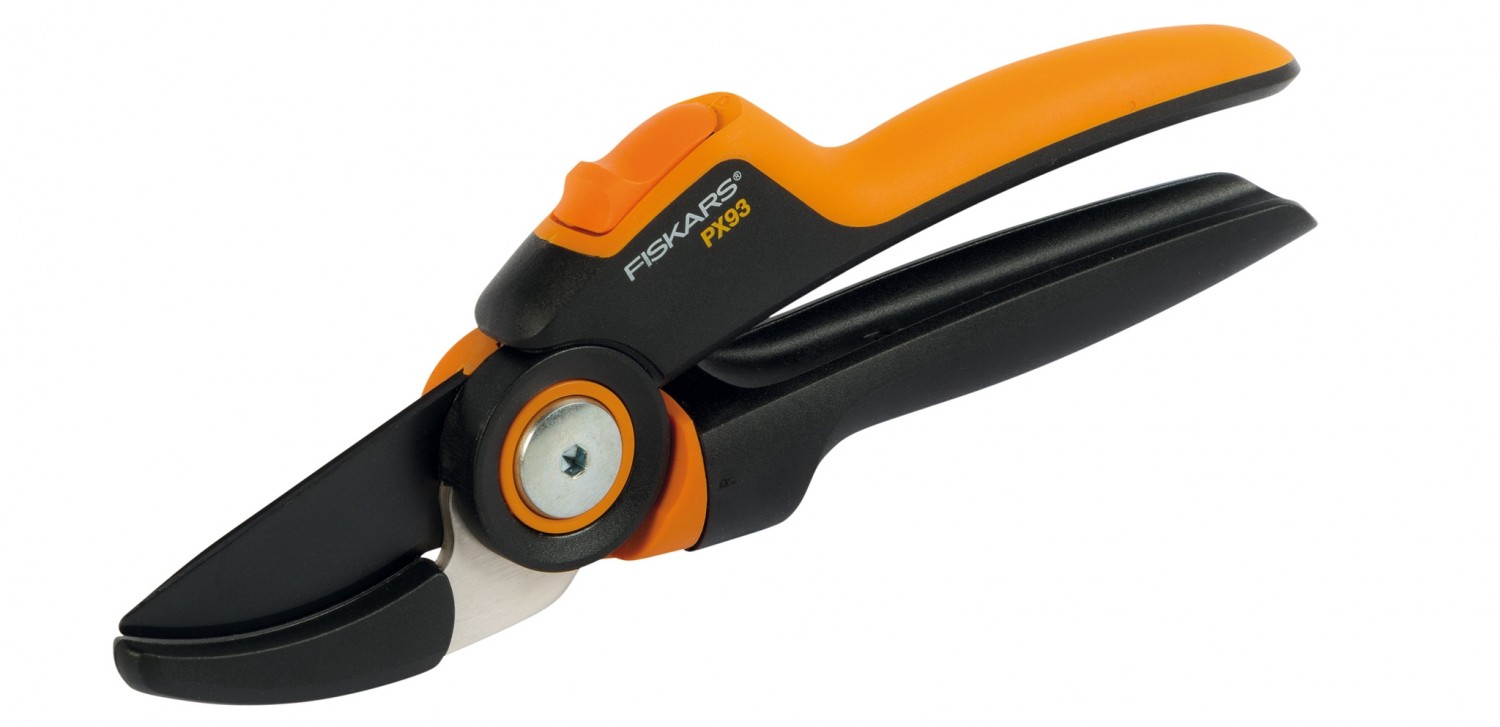 Astscheren Fiskars PowerGear X Rollgriff-Gartenschere, Amboss PX93 im Test, Bild 6