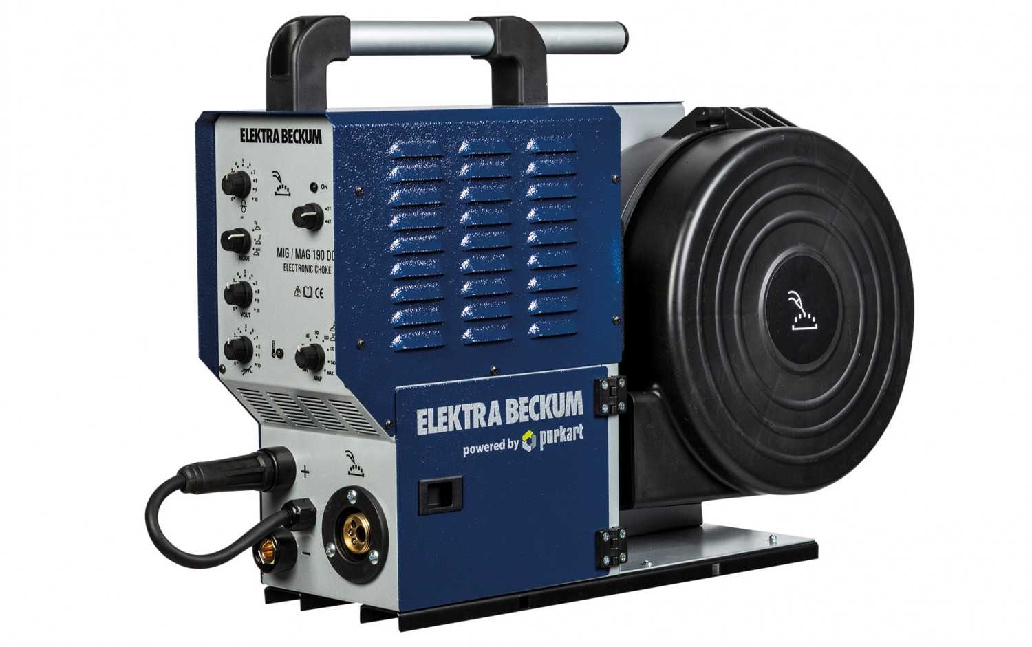 Drei in eins: Elektra Beckum Inverterschweißgerät MIG/MAG 190 DCI, Bild 2 Gewerbliche Werkzeuge Elektra Beckum Inverterschweißgerät MIG/MAG 190 DCI im Test, Bild 2