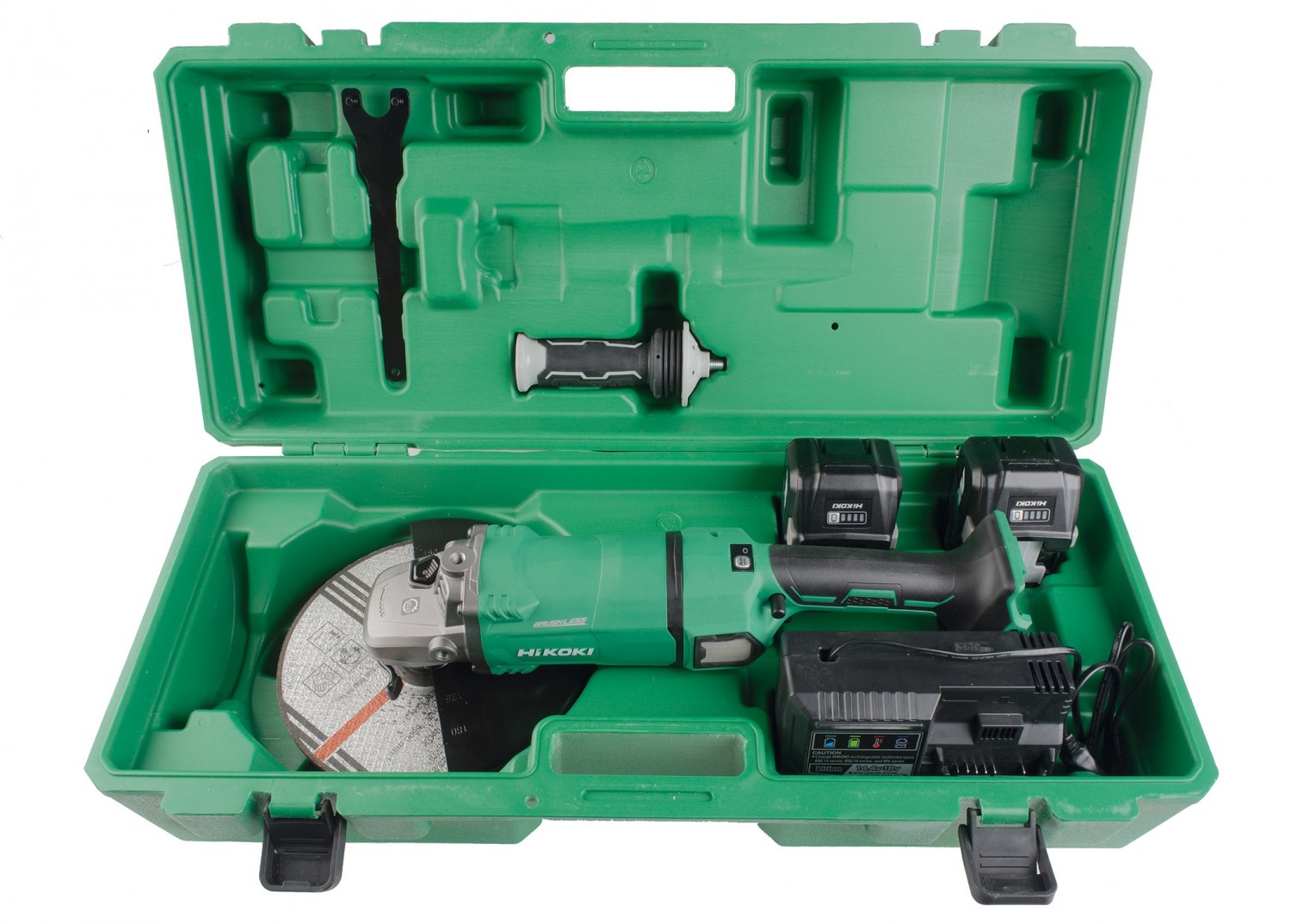 Doppelt beeindruckend: Hikoki Akku-Winkelschleifer G 3623DA, Bild 5 Gewerbliche Werkzeuge Hikoki Akku-Winkelschleifer G 3623DA im Test, Bild 5