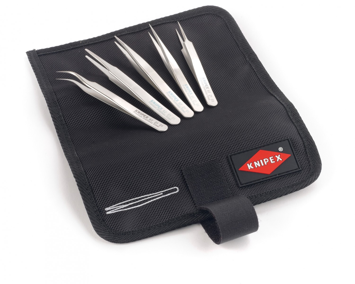 Präzisionspinzetten-Set: Knipex Pinzettensortiment 92 00 02, Bild 2 Gewerbliche Werkzeuge Knipex Pinzettensortiment 92 00 02 im Test, Bild 2